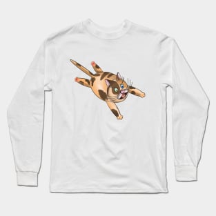 Ginger Funny Fat Cat Long Sleeve T-Shirt